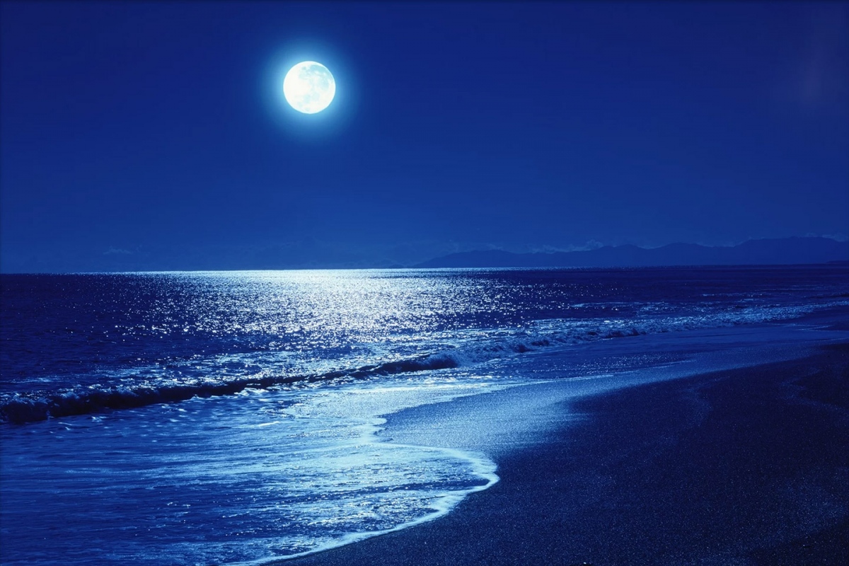 Тихое ночное море