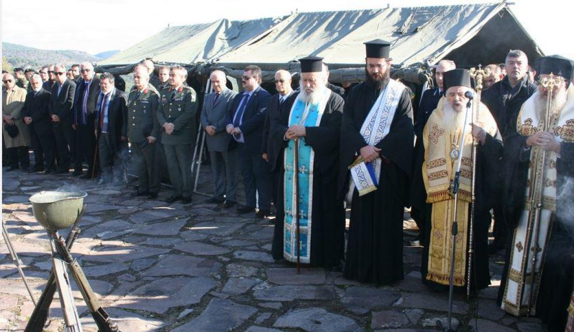 O Δήμαρχος Λέσβου στις εκδηλώσεις για την επέτειο της μάχης του Κλαπάδου