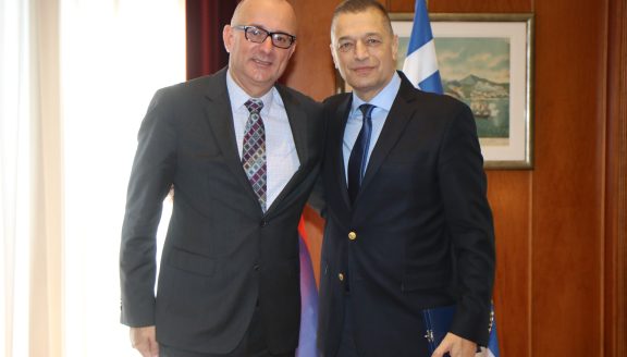 Ο Υφυπουργός Εθνικής Άμυνας Αλκιβιάδης Στεφανής, συναντήθηκε σήμερα στο γραφείο του, με τον ομόλογό του, της Δημοκρατίας της Σερβίας, Μίλαν Ράνκοβιτς (Milan Rankovic)