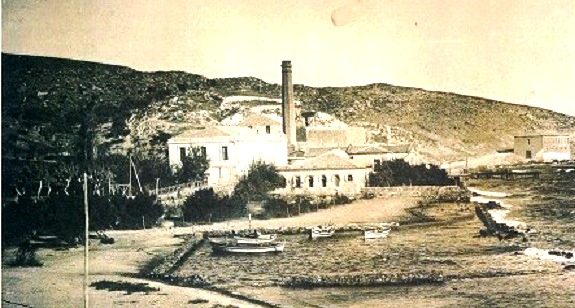 Η περιοχή "θερμά λουτρά Κουρτζή" το 1930 -ΦΩΤΟ FRICH